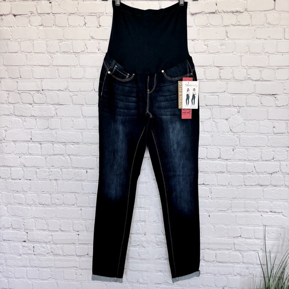9TH & MAIN Maternity Skinny Stretch Jeans--M - Picture 2 of 12